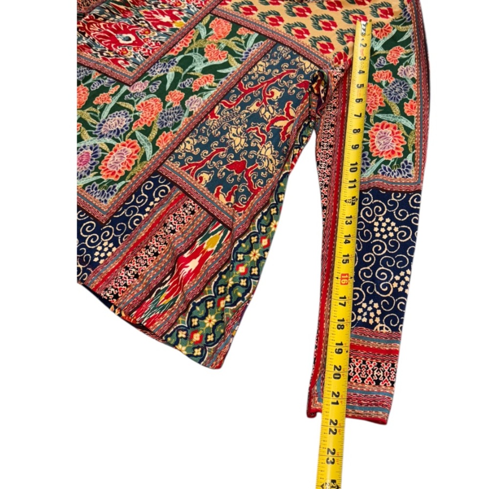 Johnny Was Jules Patchwork Print Long Sleeve - image 7